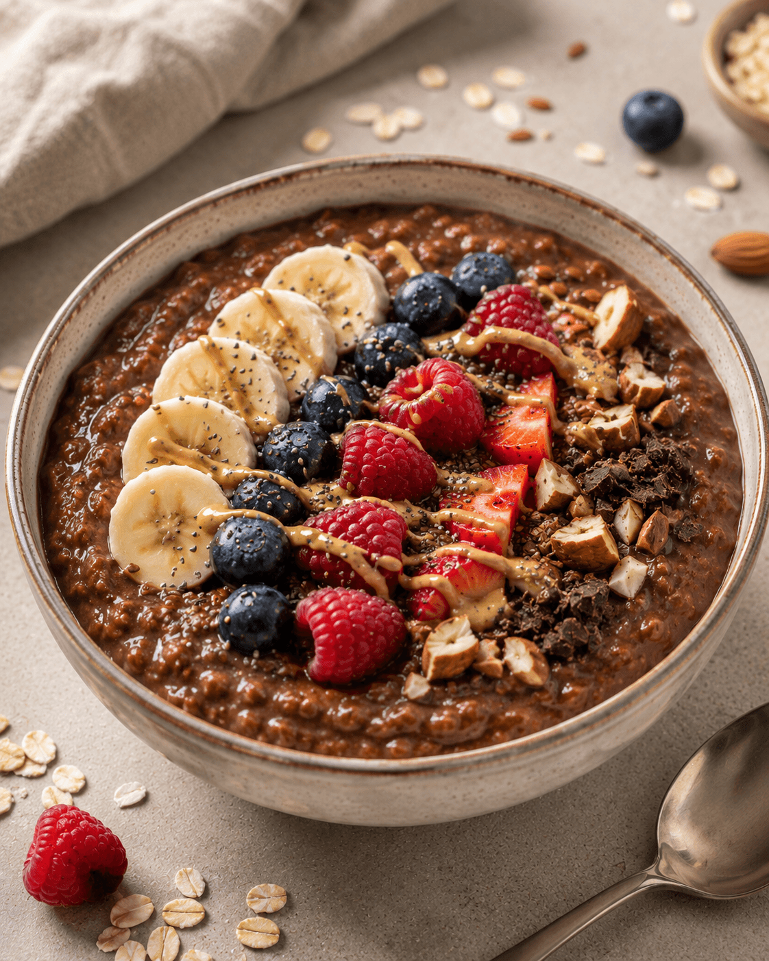 Chocolate Oatmeal (Loaded)